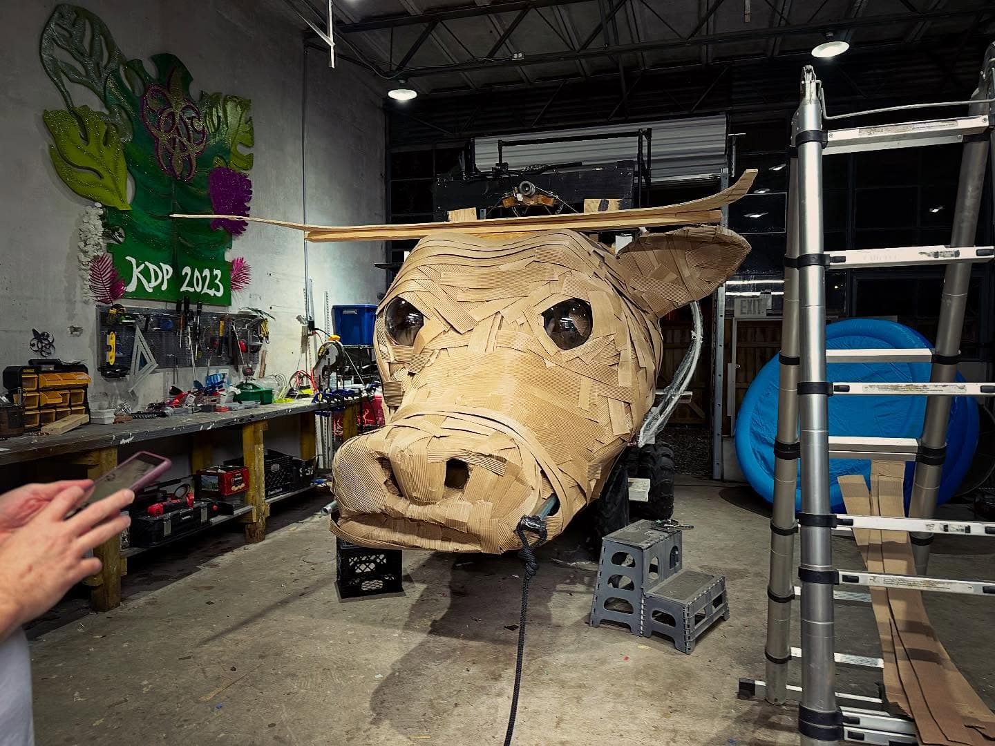 building a KDP float for the 2025 Mardi Gras parade